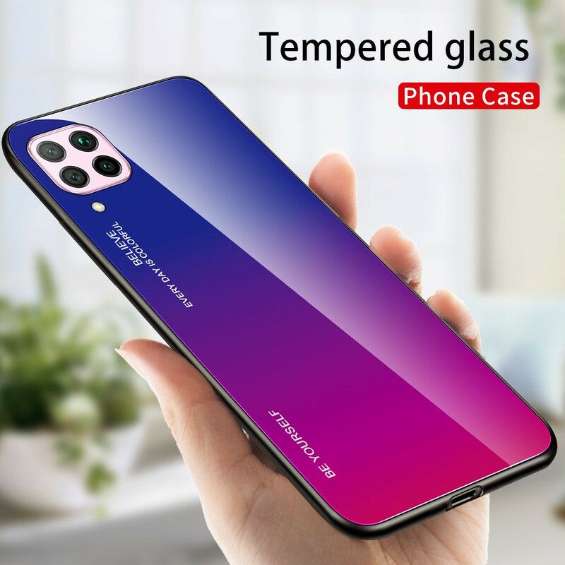 Kuori Huawei P40 Lite Tempered Glass Ole Oma Itsesi