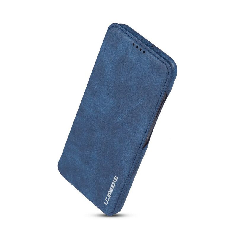 Puhelinkuoret Huawei P40 Lite Kotelot Flip Lc.imeeke Nahkaefekti