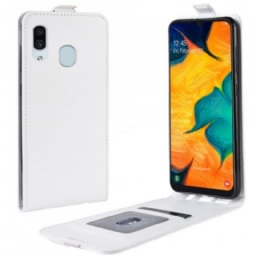 Kotelot Samsung Galaxy A30 / A20 Taitettava Nahkaefekti