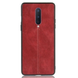 Kuori OnePlus 8 Couture Nahkaefekti