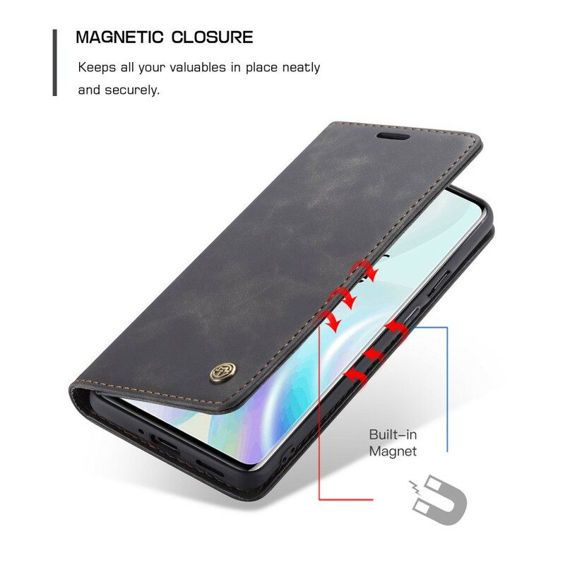 Puhelinkuoret OnePlus 8 Kotelot Flip Caseme Keinonahka