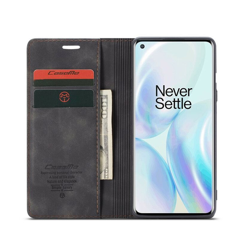 Puhelinkuoret OnePlus 8 Kotelot Flip Caseme Keinonahka