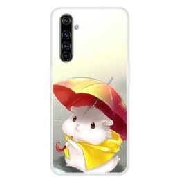 Kuori Realme 6 Hamster In The Rain