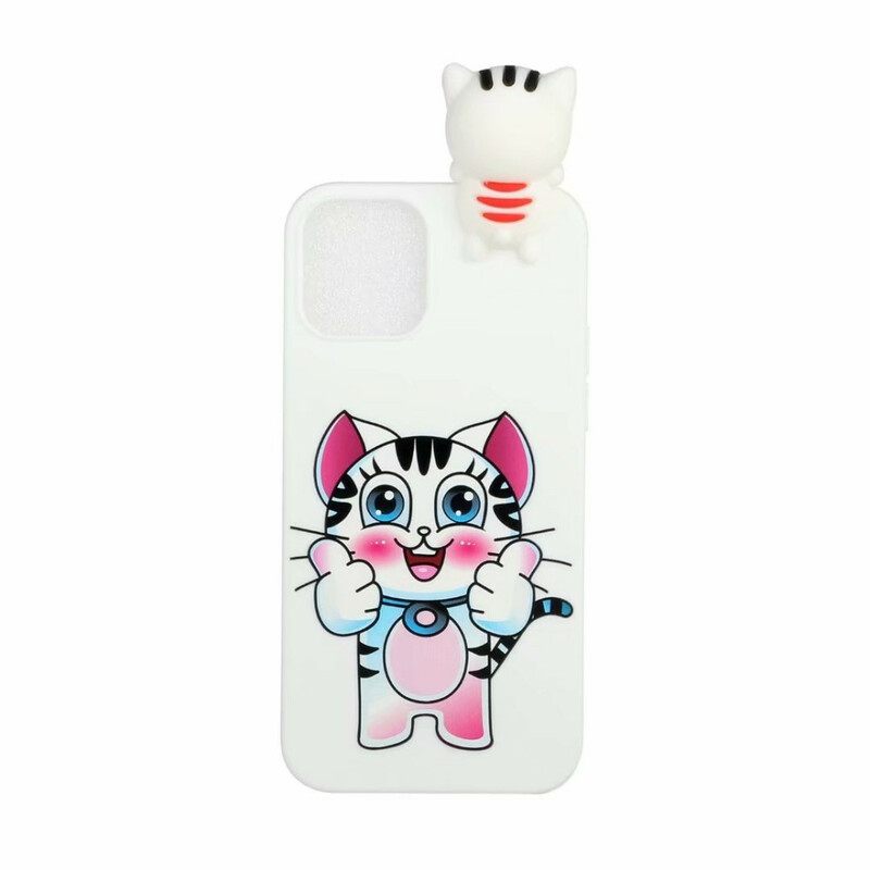 Case iPhone 13 Pro Cat Fun 3d