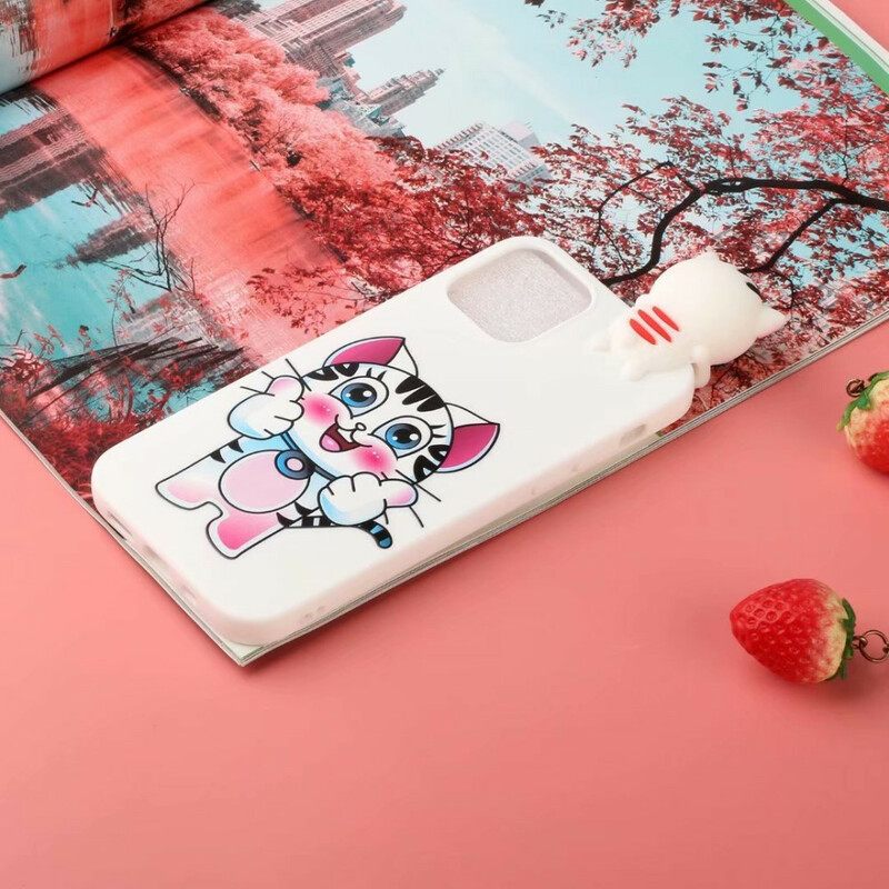 Case iPhone 13 Pro Cat Fun 3d