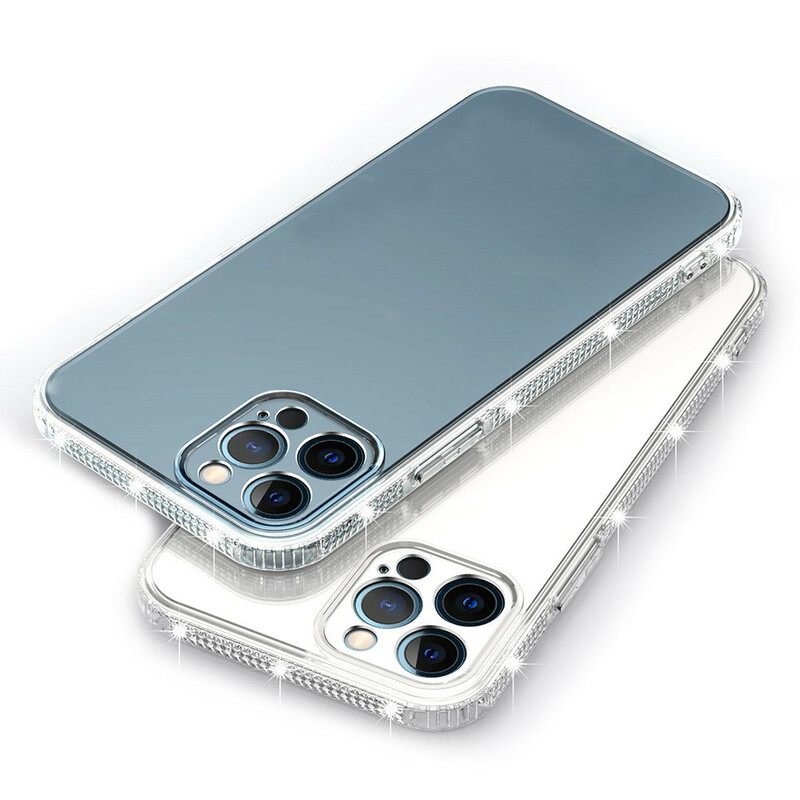 Case iPhone 13 Pro Clear Diamond Edges