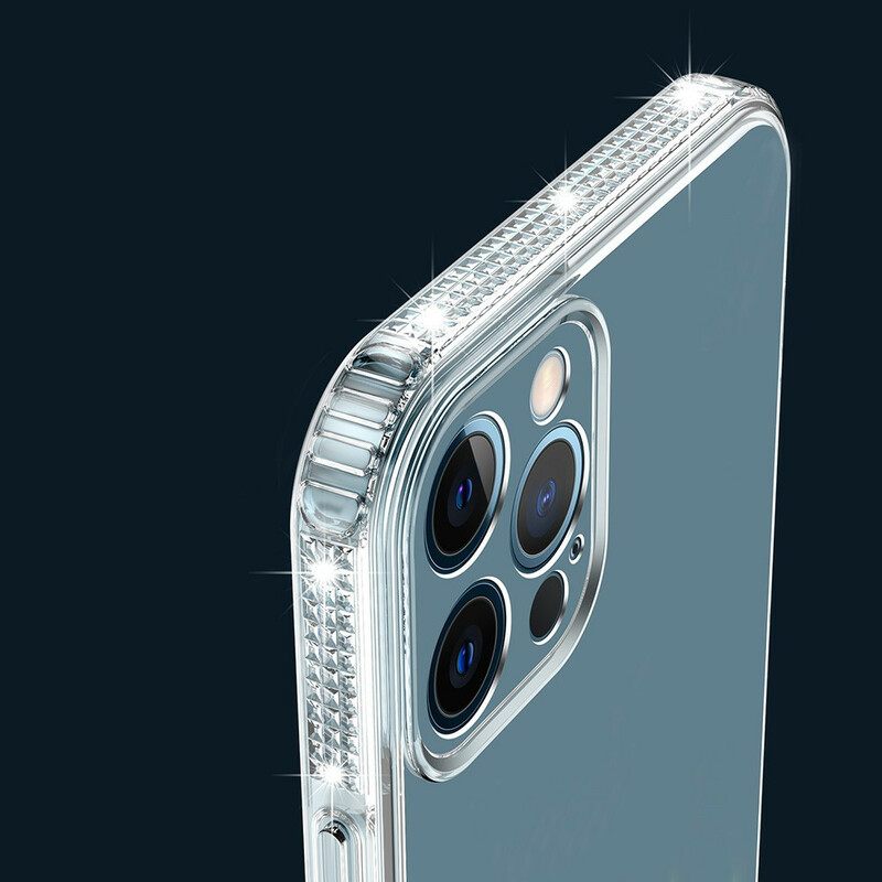 Case iPhone 13 Pro Clear Diamond Edges