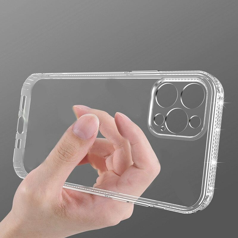 Case iPhone 13 Pro Clear Diamond Edges