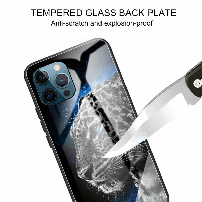 Case iPhone 13 Pro Karkaistua Lasia Kissan Kasvot