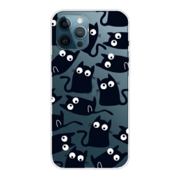 Case iPhone 13 Pro Mustat Hiiret