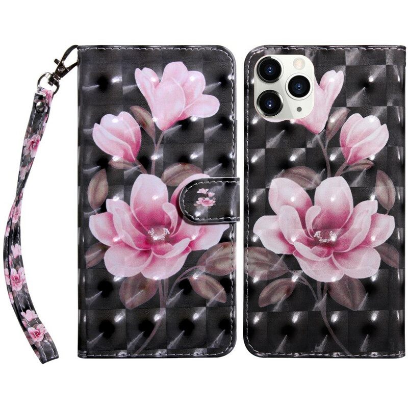 Flip Case iPhone 13 Pro Light Spot Flowers Blossom