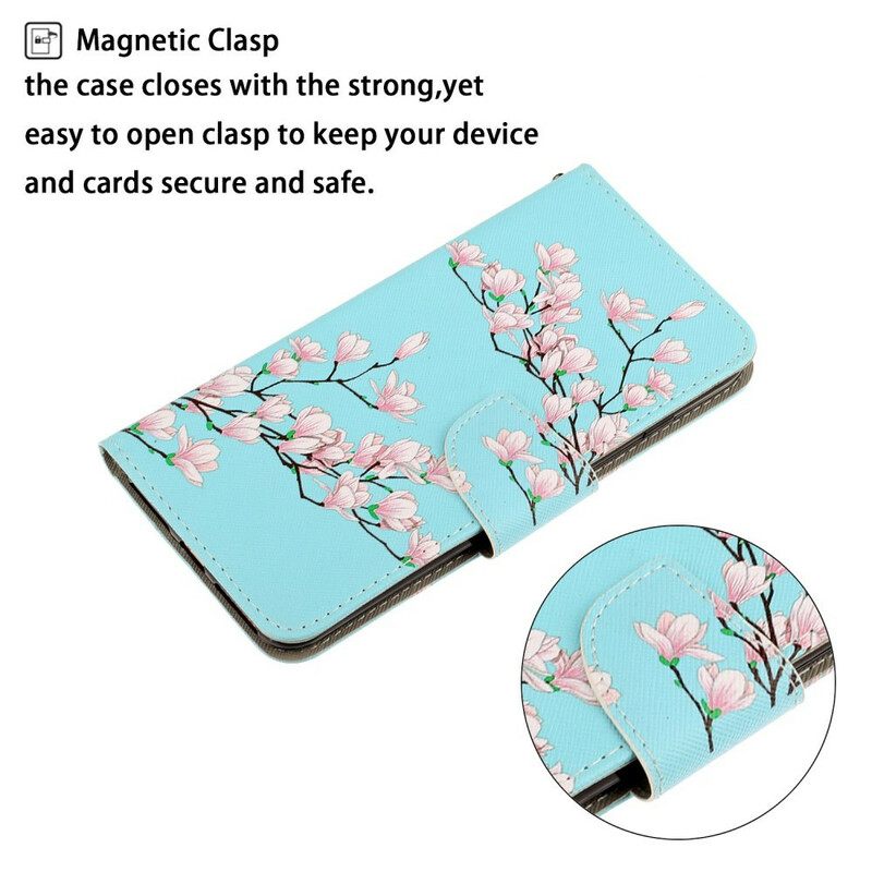 Flip Case iPhone 13 Pro Suojaketju Kuori Thong Tree