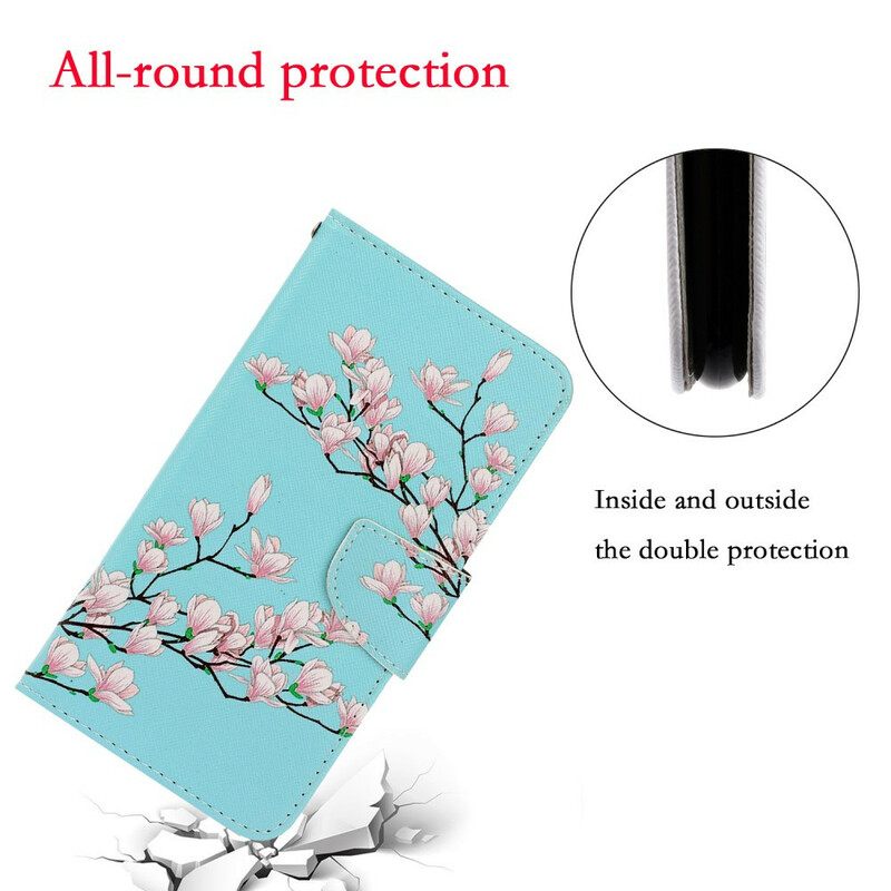 Flip Case iPhone 13 Pro Suojaketju Kuori Thong Tree