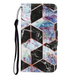 Kotelot iPhone 13 Pro Geometric Marble Style