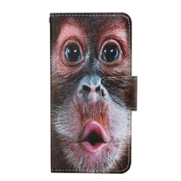 Kotelot iPhone 13 Pro Suojaketju Kuori Monkey Kaulanauhalla