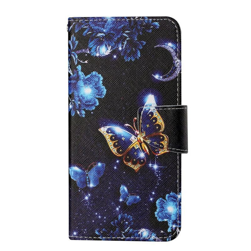 Kotelot iPhone 13 Pro Suojaketju Kuori Precious Thong Butterflies