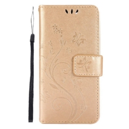 Kotelot iPhone 13 Pro Suojaketju Kuori Strap Graphic Flowers