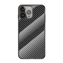 Kuori iPhone 13 Pro Carbon Fiber Karkaistu Lasi