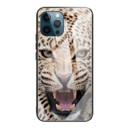 Kuori iPhone 13 Pro Leopard Tempered Glass