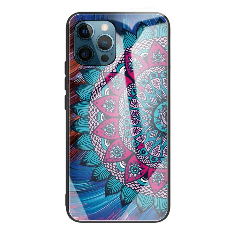 Kuori iPhone 13 Pro Tempered Glass Mandala