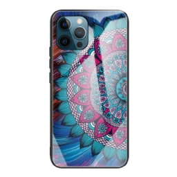 Kuori iPhone 13 Pro Tempered Glass Mandala