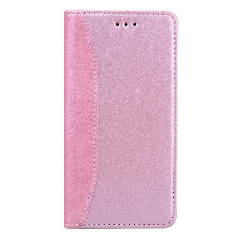 Puhelinkuoret iPhone 13 Pro Kotelot Flip Bicolor Business Leather Effect