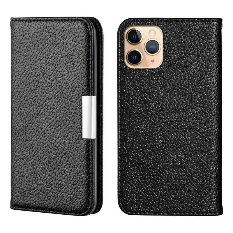 Puhelinkuoret iPhone 13 Pro Kotelot Flip Ultra Chic Litchi Faux Leather