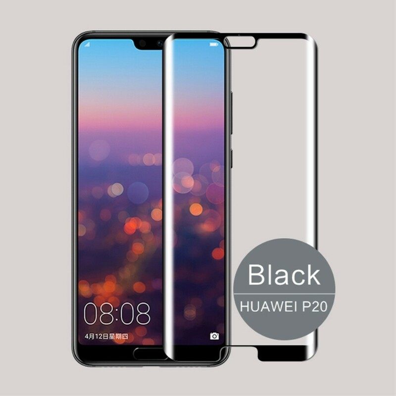 Kaareva Karkaistu Lasisuoja Huawei P20 Mofi Lle