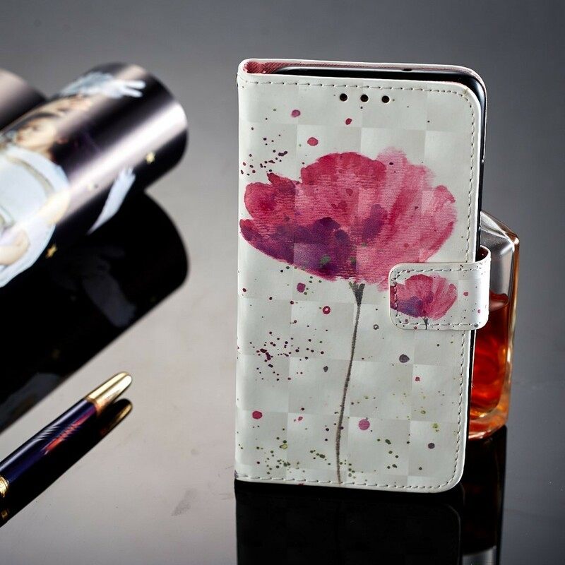 Kuori Flip Case Huawei P20 Licot Watercolour 3d