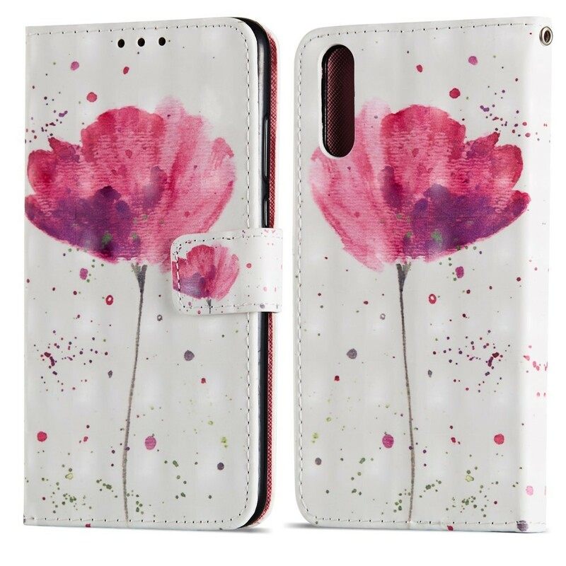 Kuori Flip Case Huawei P20 Licot Watercolour 3d