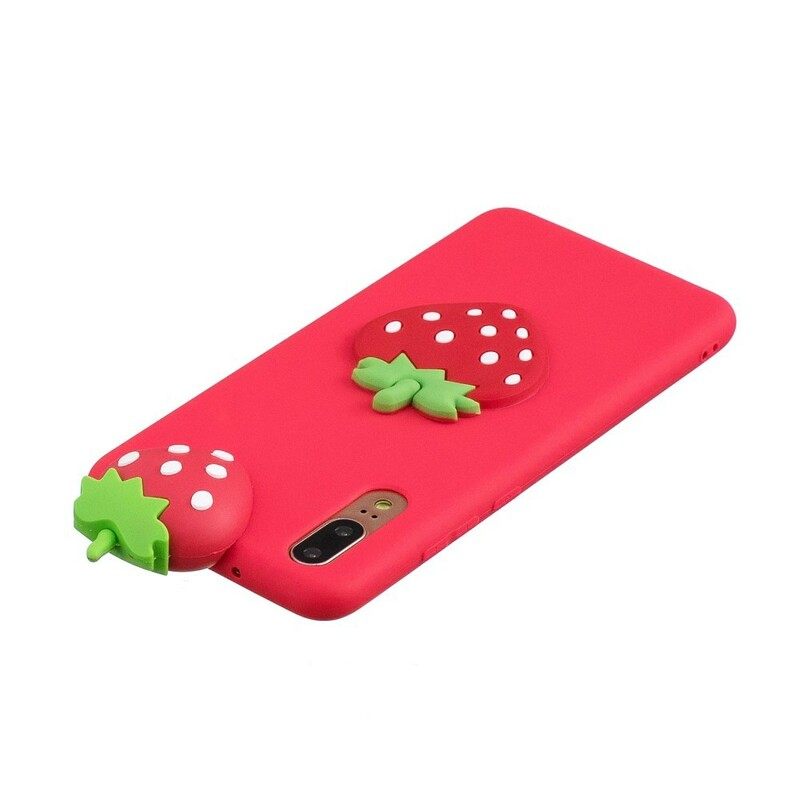 Kuori Huawei P20 3d Strawberry