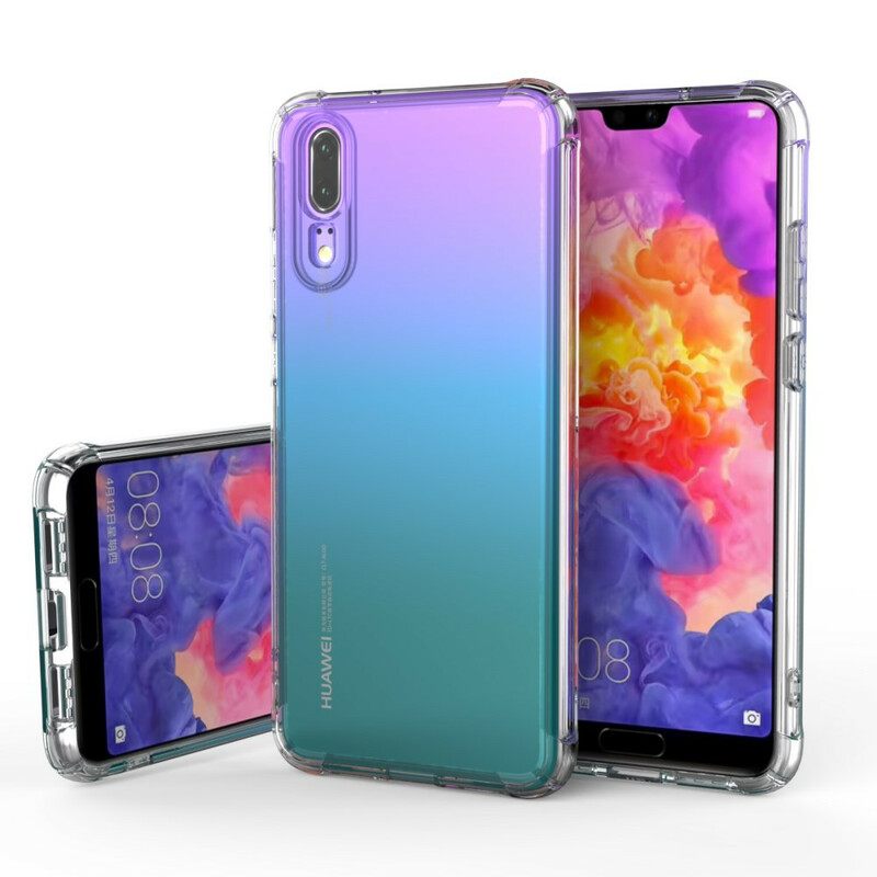 Kuori Huawei P20 Läpinäkyvät Leeu-suojatyynyt