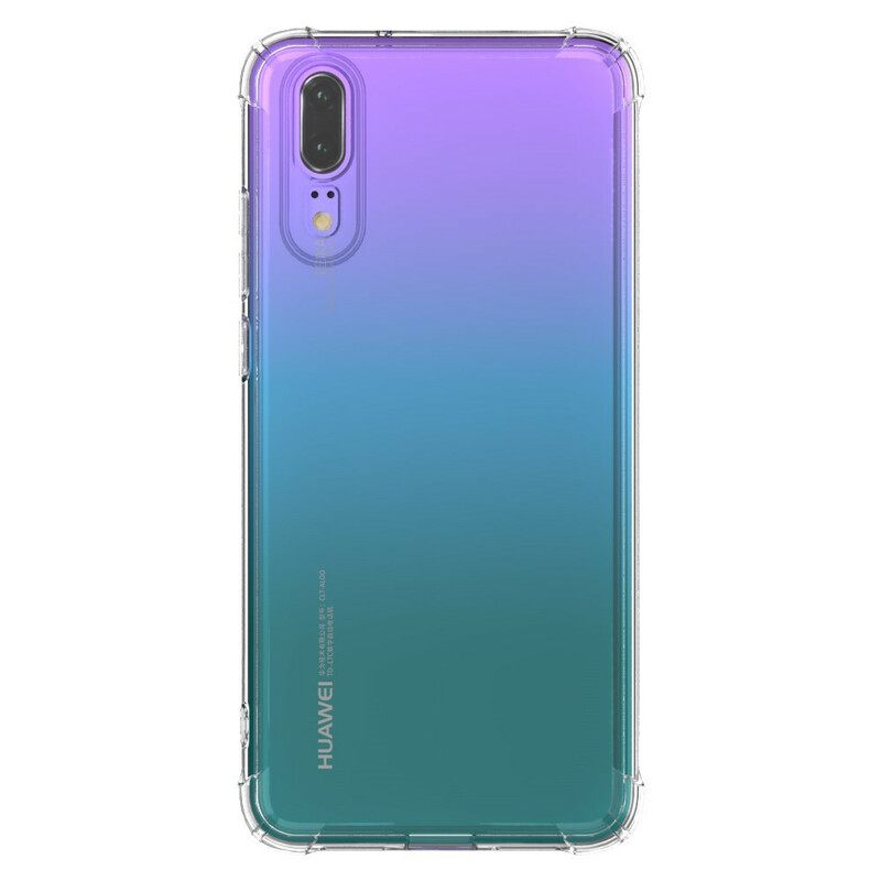 Kuori Huawei P20 Läpinäkyvät Leeu-suojatyynyt