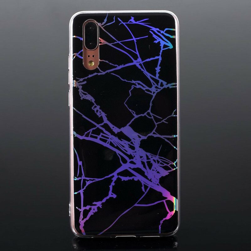 Kuori Huawei P20 Laser Marble