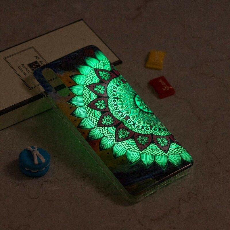 Kuori Huawei P20 Värikäs Fluoresoiva Mandala