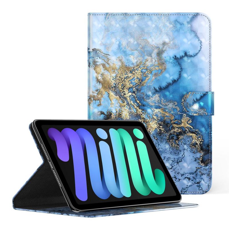 Flip Case iPad Mini 6 (2021) Light Spot Marble