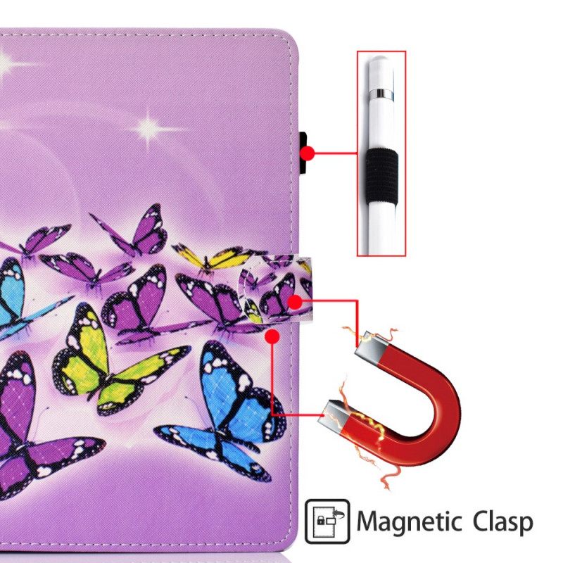 Kotelot iPad Mini 6 (2021) Butterflies Design