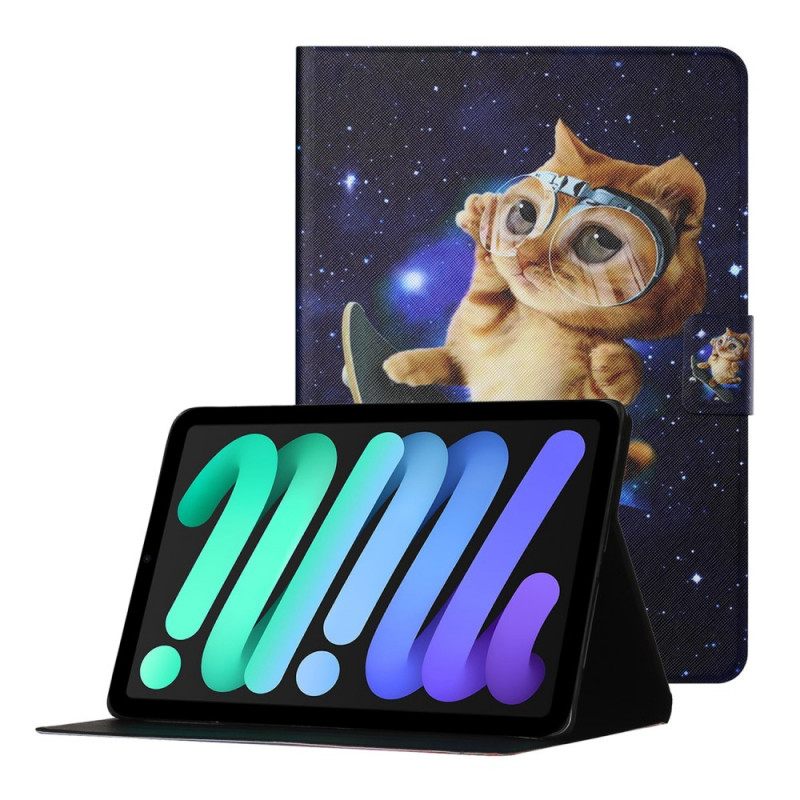 Kotelot iPad Mini 6 (2021) Cat Skateboard