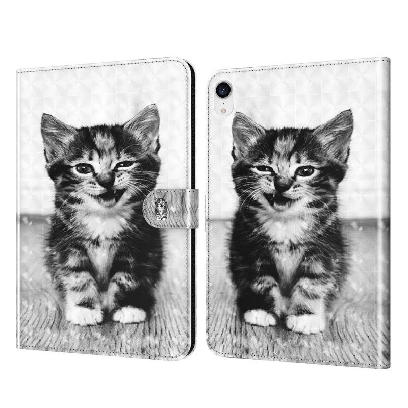 Kotelot iPad Mini 6 (2021) Faux Leather Kitten