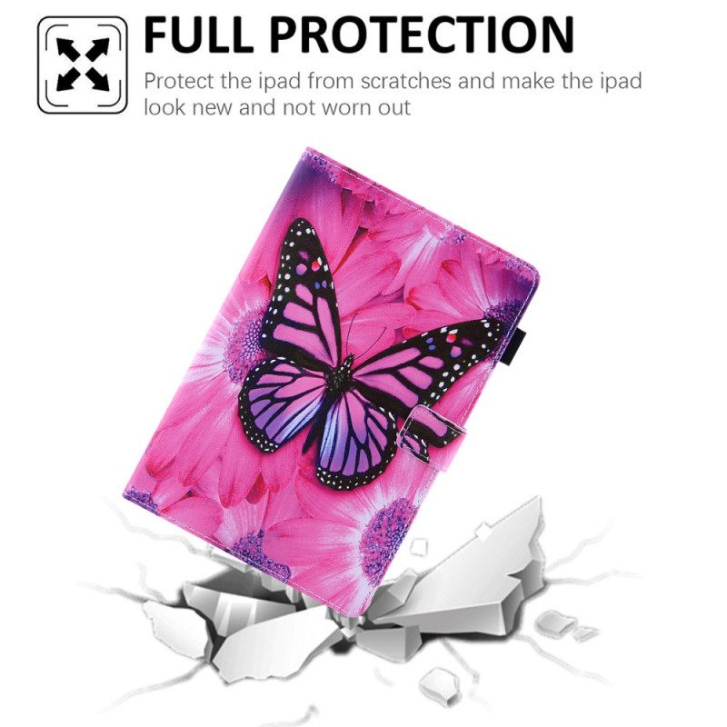 Kotelot iPad Mini 6 (2021) Floral Butterfly