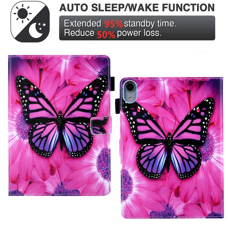 Kotelot iPad Mini 6 (2021) Floral Butterfly