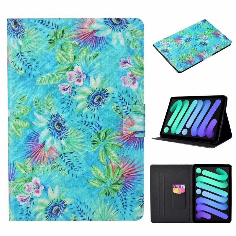 Kotelot iPad Mini 6 (2021) Floral Universe