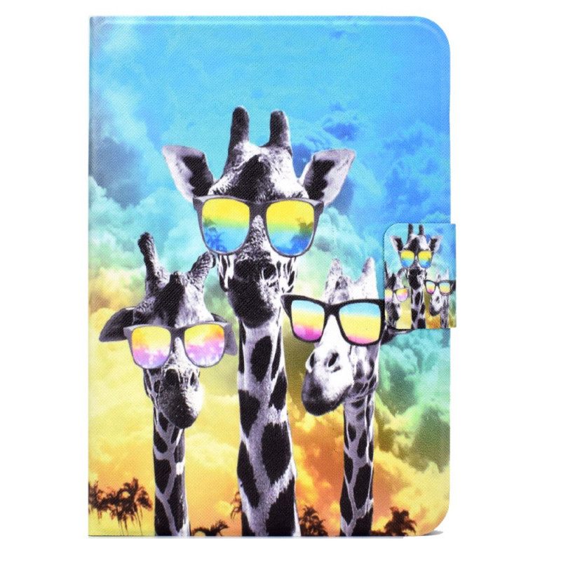 Kotelot iPad Mini 6 (2021) Funky Giraffes