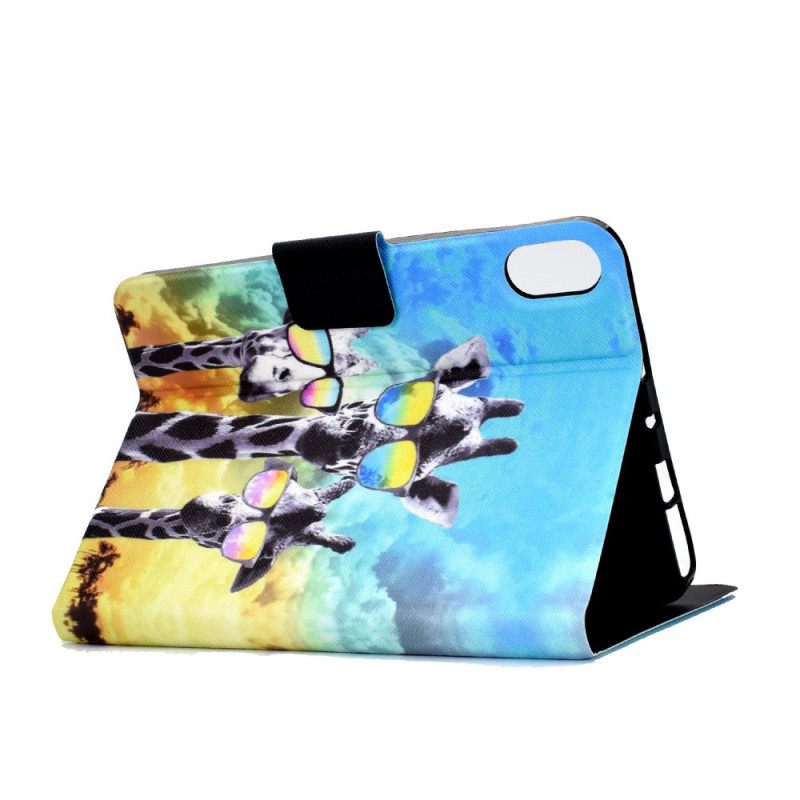 Kotelot iPad Mini 6 (2021) Funky Giraffes