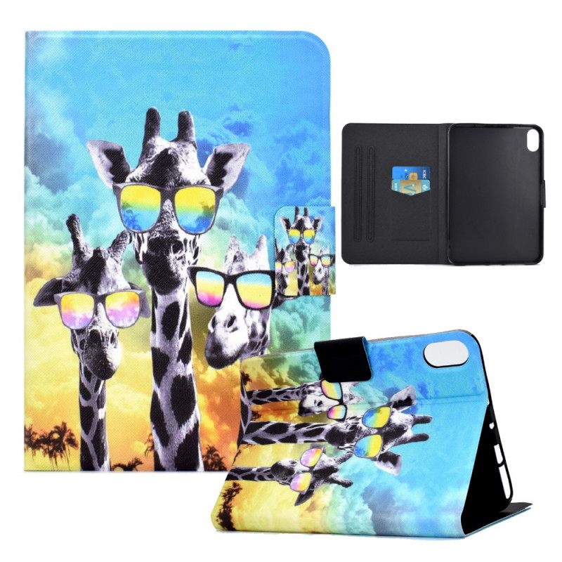 Kotelot iPad Mini 6 (2021) Funky Giraffes