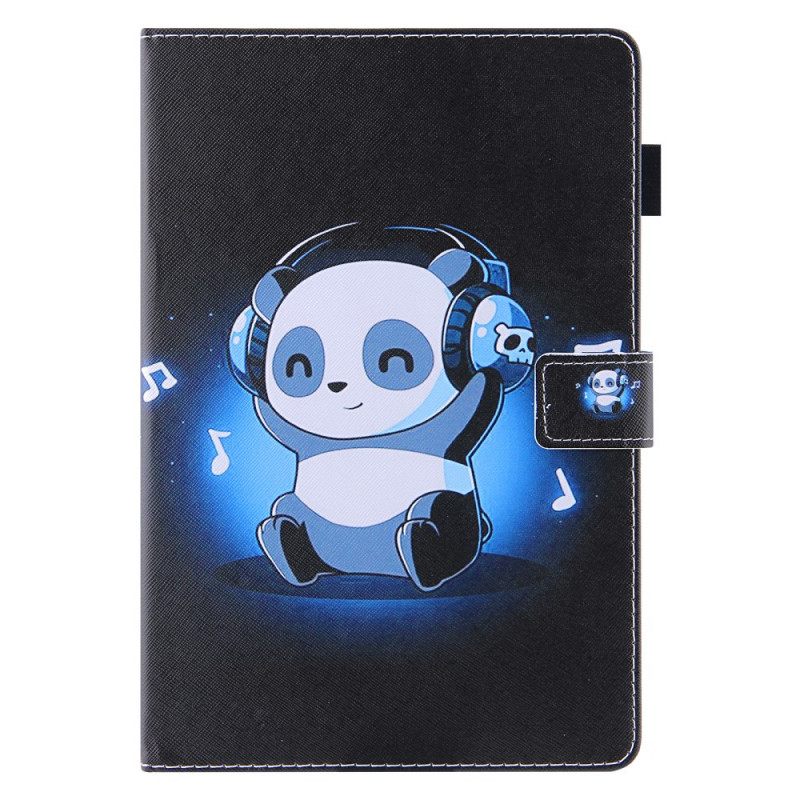 Kotelot iPad Mini 6 (2021) Panda Kuulokkeissa