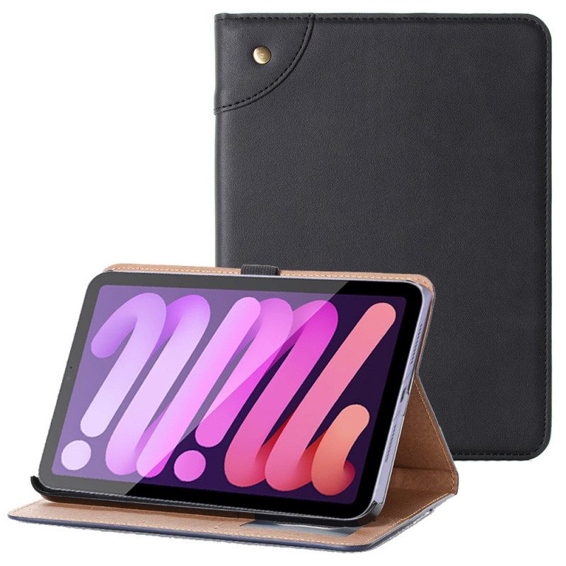 Kuoret iPad Mini 6 (2021) Keinonahkaiset Vintage-niitit