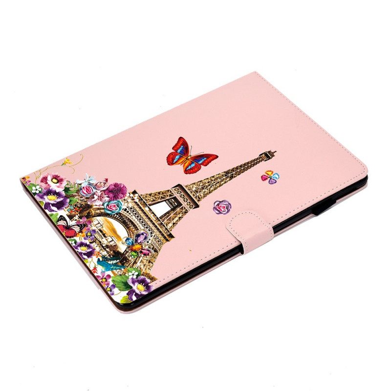 Nahkakotelo iPad Mini 6 (2021) Eiffel-torni Kesällä