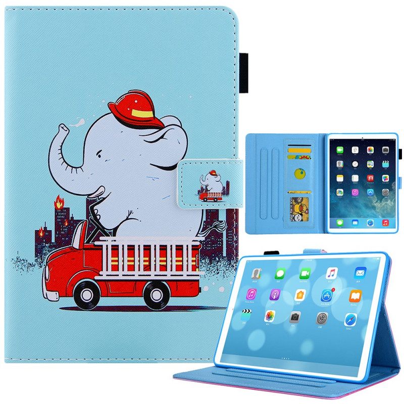 Nahkakotelo iPad Mini 6 (2021) Firefighter Elephant