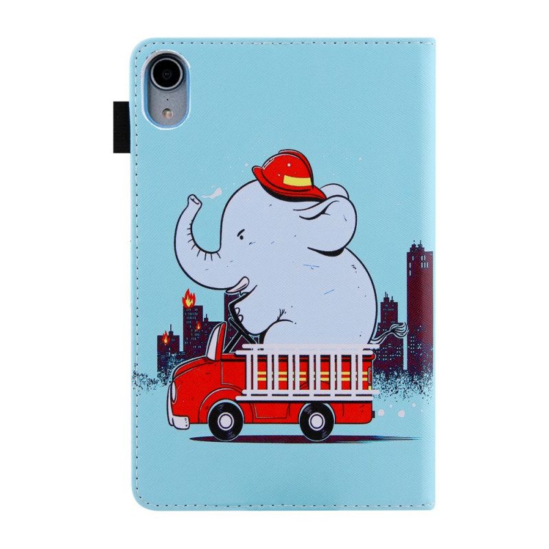 Nahkakotelo iPad Mini 6 (2021) Firefighter Elephant